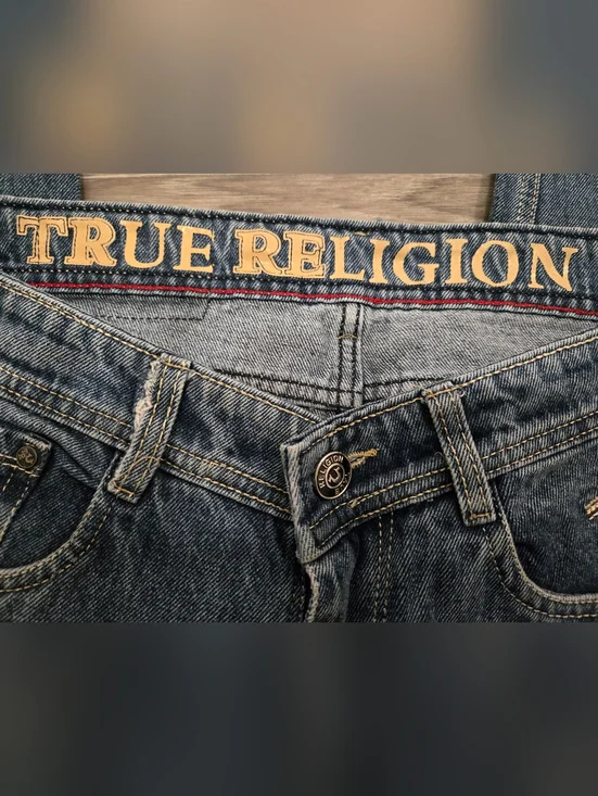 Mens True Religion Straight Leg Jeans - Picture 4 of 6